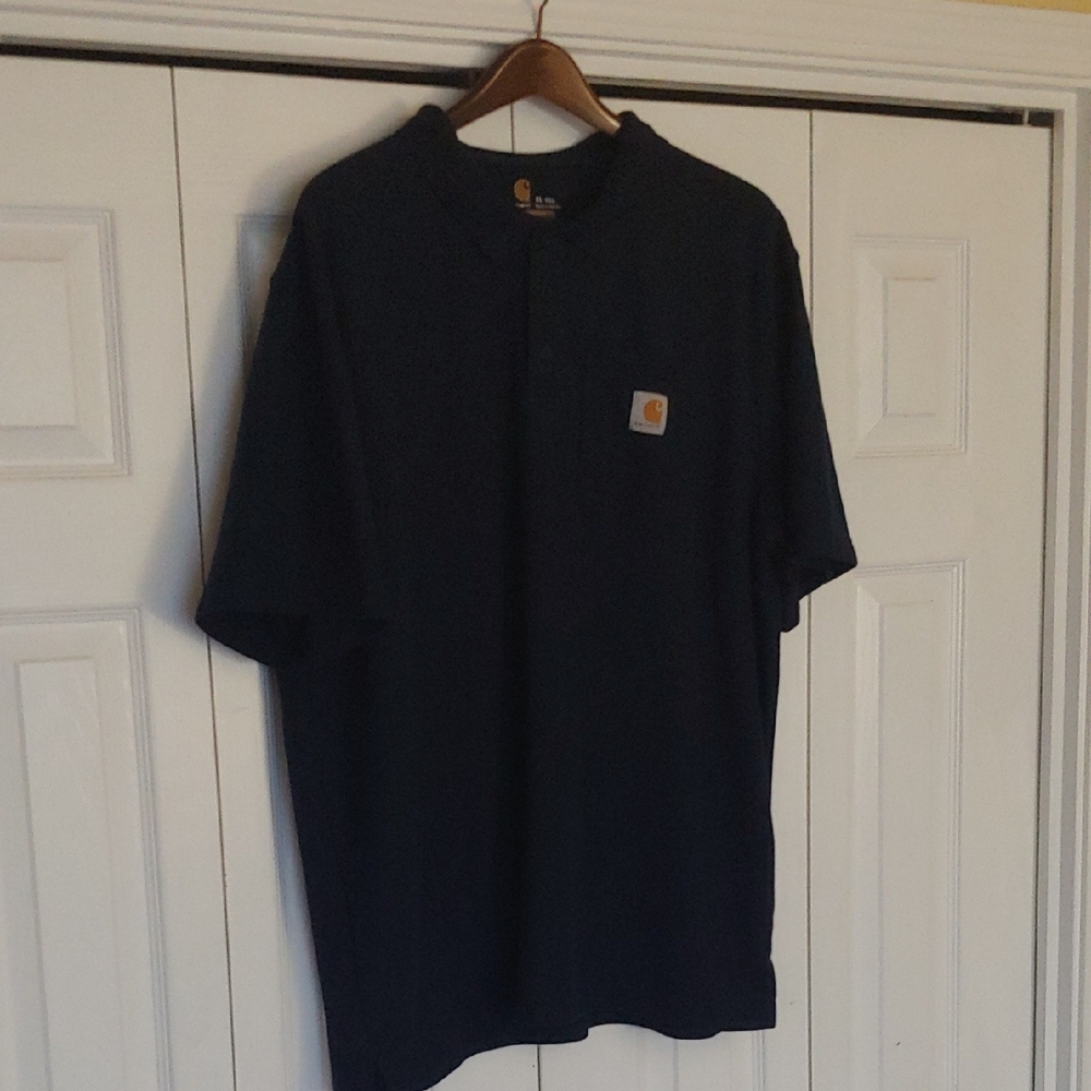Carhartt Black Polo Shirt Classic Workwear Style